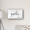 Gather Modern Farmhouse Canvas Sign